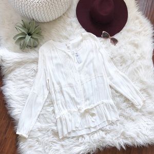 NWT CHICOS king sleeve blouse